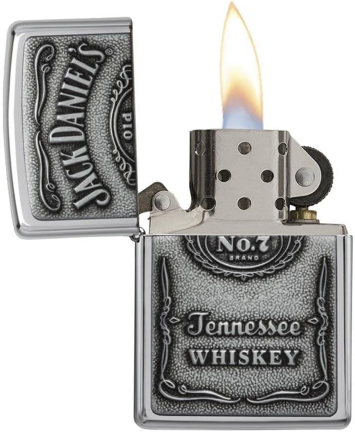 Personalized Zippo High Polish Chrome Windproof Lighter - Free Engraving - Christmas, Halloween & Valentines Day Gift
