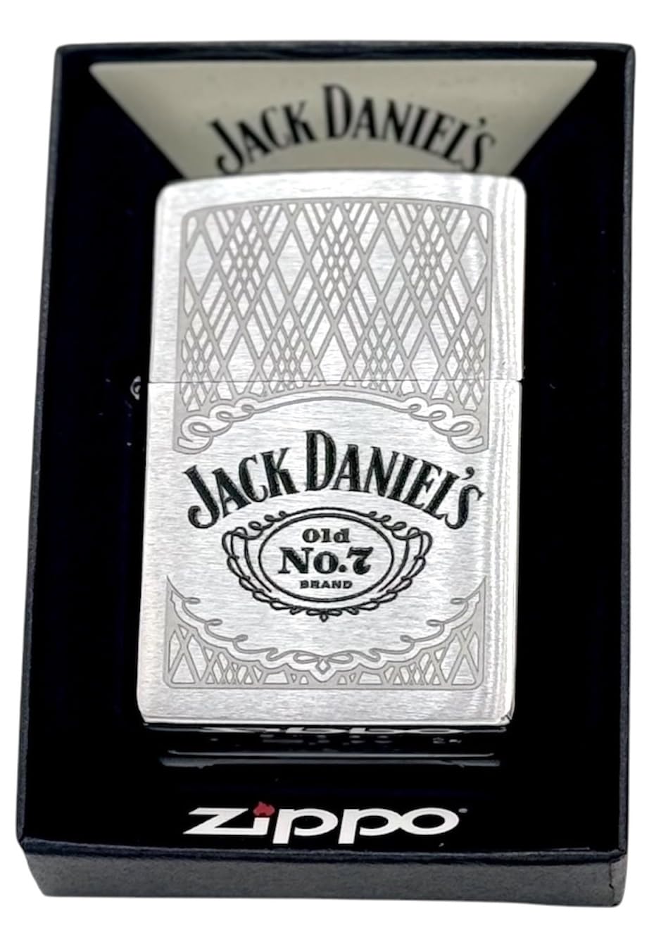 Custom Personalized Zippo Jack Daniel's Classic Windproof Lighter Free Engraving (Gold EB)