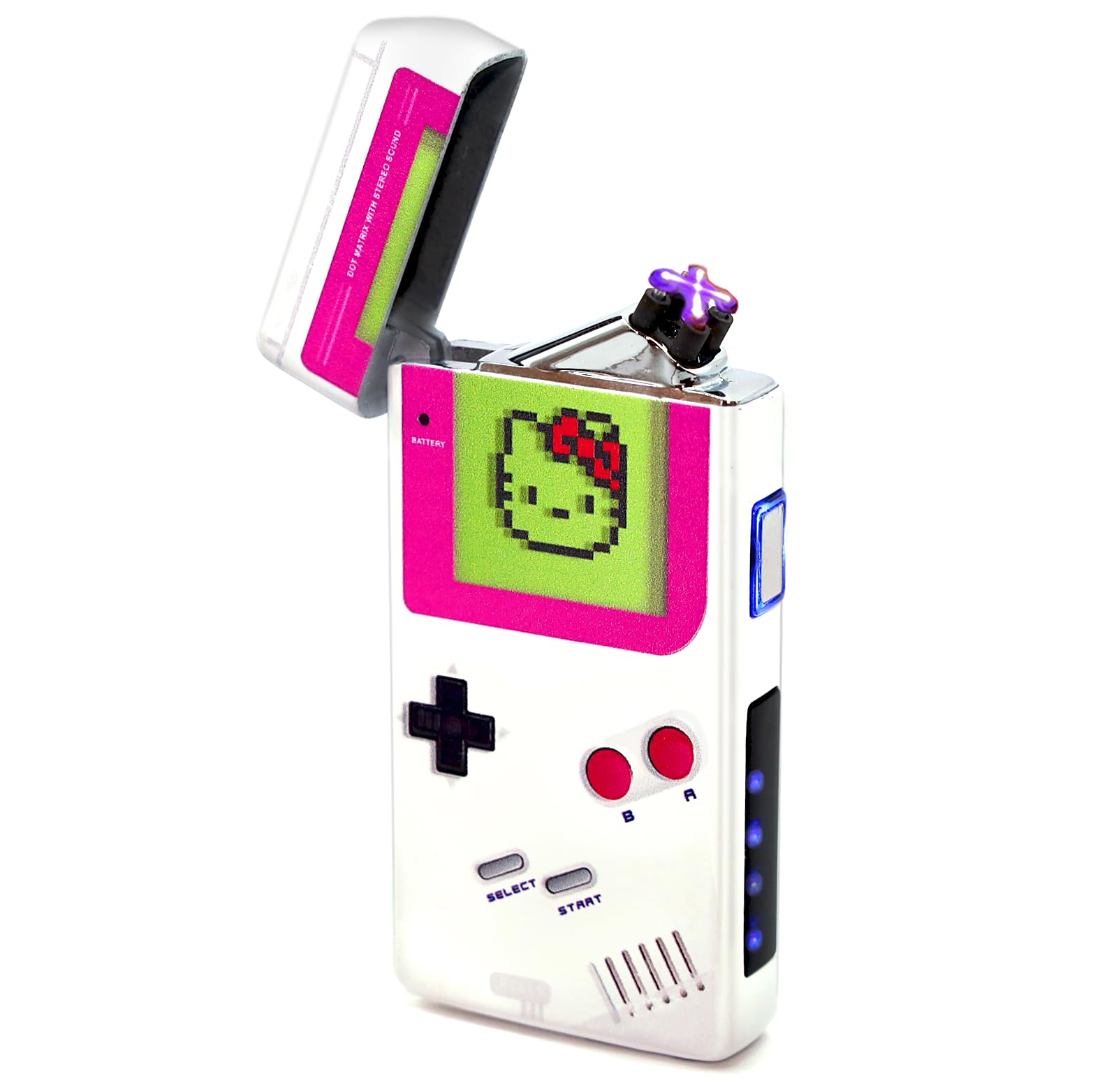 Rolls Electric Lighter - Cool Lighters - Retro Gamer Gifts for Men - Cool Gadgets - Custom Unique Birthday Gifts for Men - Stocking Stuffers - Candle Lighters - by Rolls Plasma Lighter (Grey)