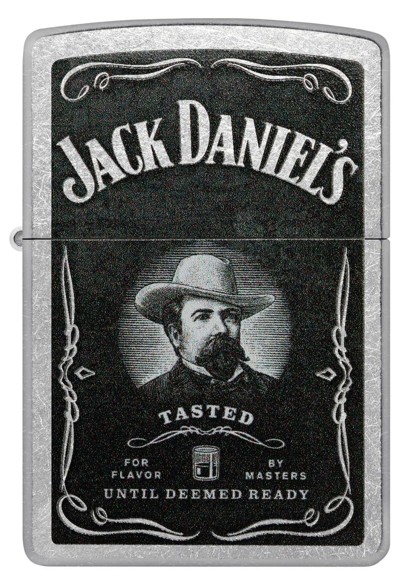 Custom Personalized Zippo Jack Daniel's Classic Windproof Lighter Free Engraving (Gold EB)