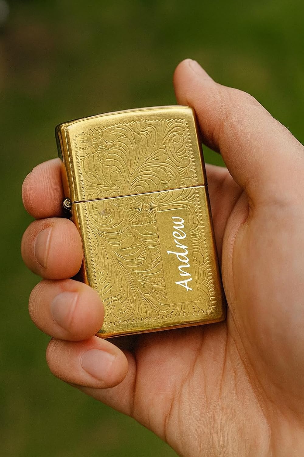Custom Zippo Lighter – Personalized Engraved Venetian Design | Genuine Windproof Metal Lighter | Unique Gift for Men & Women – Christmas, Halloween, Valentine’s, Birthday & More