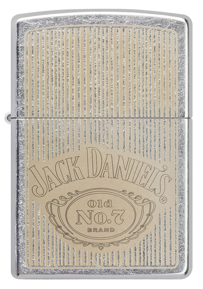 Custom Personalized Zippo Jack Daniel's Classic Windproof Lighter Free Engraving (Gold EB)