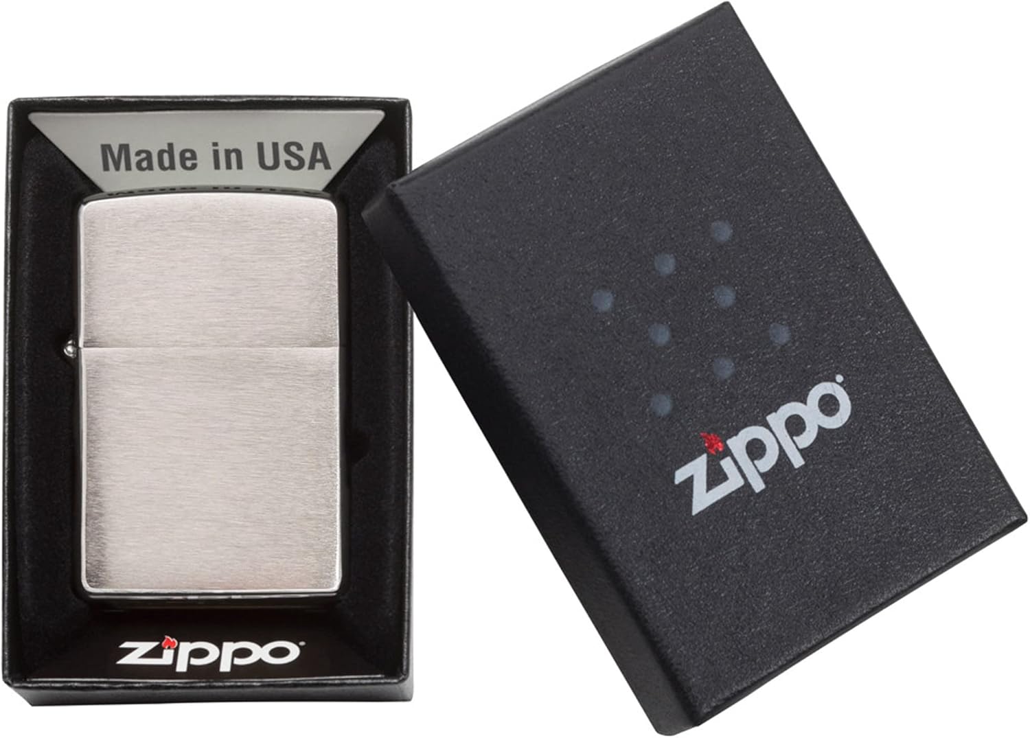 Zippo Classic Brushed Chrome Pocket Lighter
