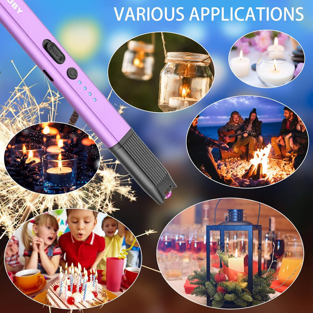 Lighter Stocking Stuffers for Adults Women Wife Mom, Electric Candle Lighter for Women Mom Candle Lover Christmas Birthday Present Ideas Gifts for Women Mom, Cool Gadgets for Women Men 2024