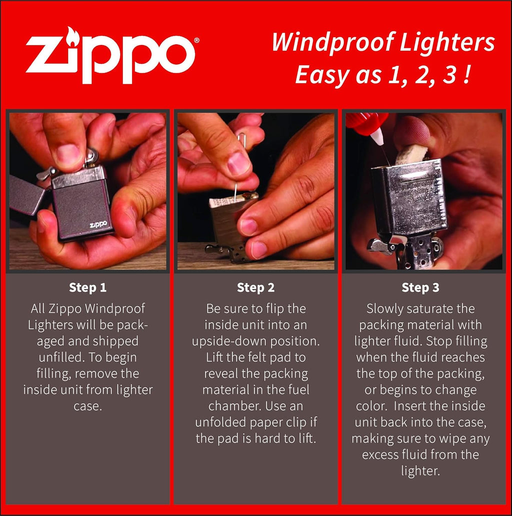 Custom Personalized Zippo Jack Daniel's Classic Windproof Lighter Free Engraving (Gold EB)